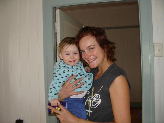 Daisy beim Babysitten