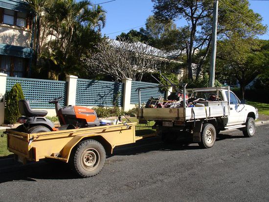 ...und seine Ausruestung