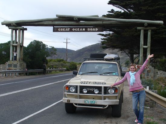 Der "Eingang" in Lorne zu der beruehmtesten Kuestenstrasse der Welt
- Great Ocean Road -