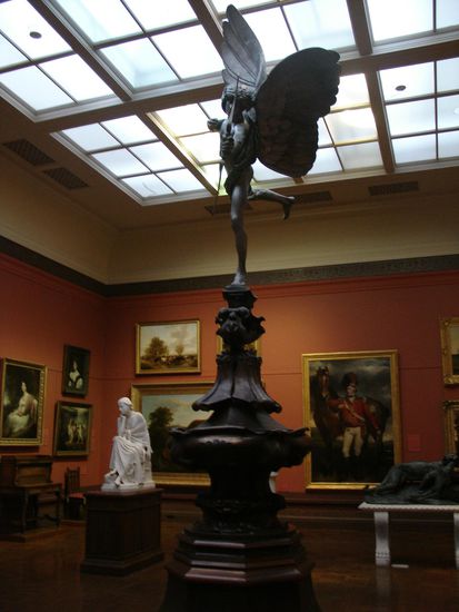 Eros, der Liebesgott, in der Kunstgallerie...was macht man sonst bei schlechtem Wetter?!