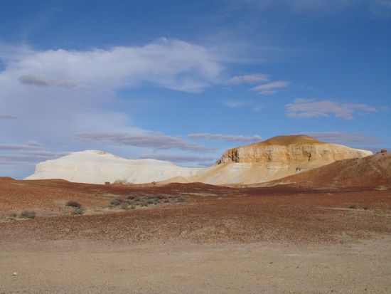 Die Felsformation "Salz &amp; Pfeffer"...