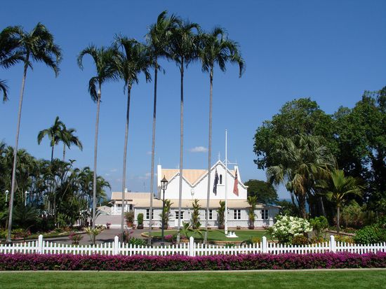 - Das Governeur-Haus in Darwin - 
Der hats gut...