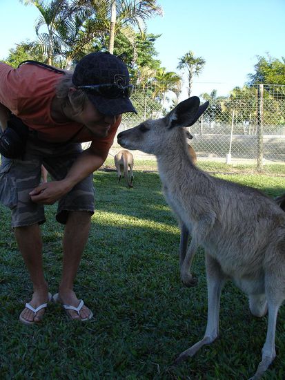 Andy und sein Kumpel "Wilfried" 
