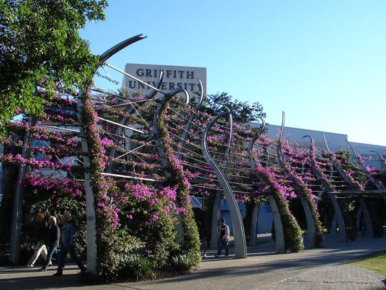 - Schoene Spazierwege entlang des Flusses von Brisbane -