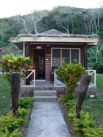 - Eine unserer "Bure" -
So wird ein typisches Haus in Fiji bezeichnet...