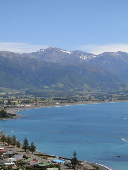 die Bucht von Kaikoura
