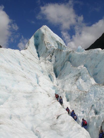 Die Besteigung - auffi gehts aufn Berg - ja, es war so steil wie es aussieht !