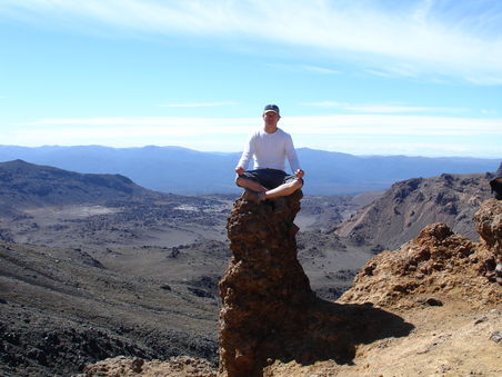 Andy's Meditationsstunde auf dem Krater