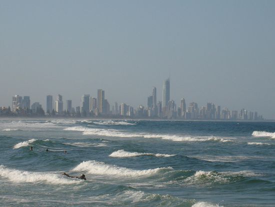 Die Skyline von Surfers Paradise
