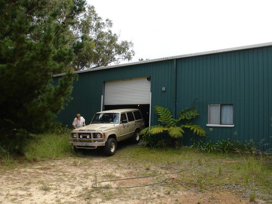 die "Werkstatt" mit allem was ein man so braucht. 