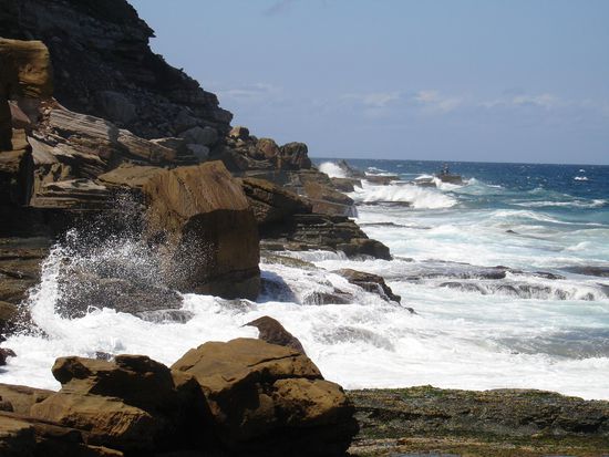 An der Kueste des Royal-National-Parks zwischen Sydney und Wollongong