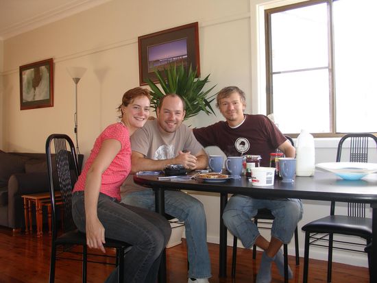 Abschiedsfruehstueck bei Michael in Wollongong