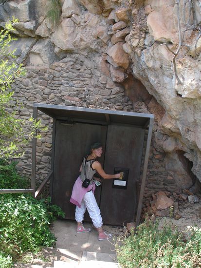 Am Eingang der Wombeyan-Caves