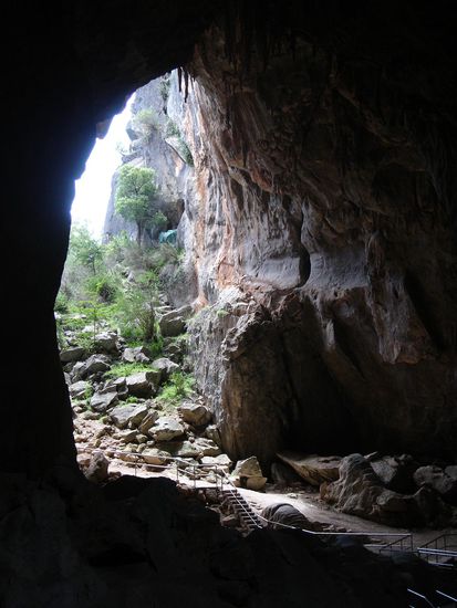 Der Ausgang der Wombeyan Caves