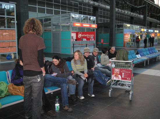 Auf dem Flughafen Dresden