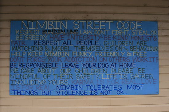 Nimbin Street Code