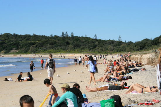 Beginn der Finterferien in Byron