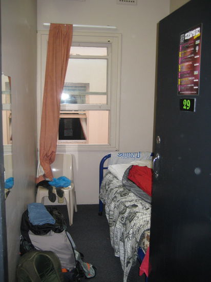 Mein Zimmer im MAZE Backpacker