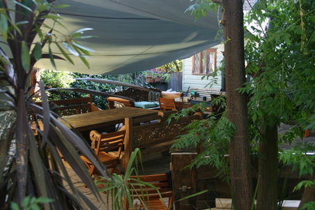 Garten im Hostel Wollongong