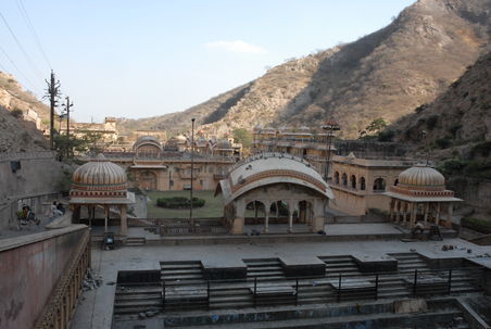 Der Tempel des Affengottes Hanuman in Jaipur