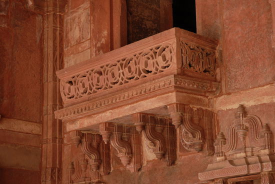 Schoen gestalteter Balkon