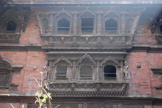 An diesem Fenster zeigte sich die Kumari