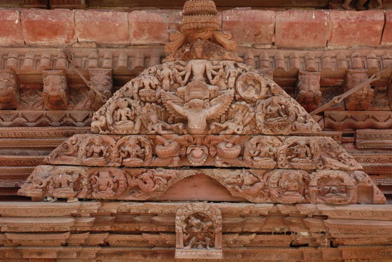 Schnitzereien am Jagganath-Tempel