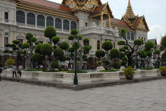 Ein Teil des thailaendischen Koenigspalastes