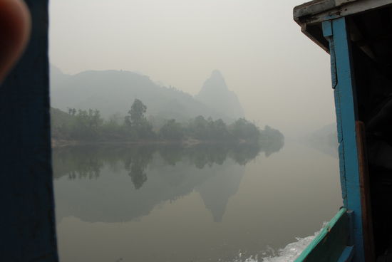 Die Landschaft im Dunst