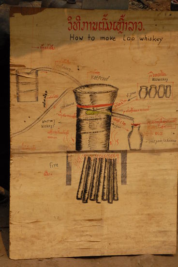 Und die Anleitung zum Brennen des Lao Whiskey