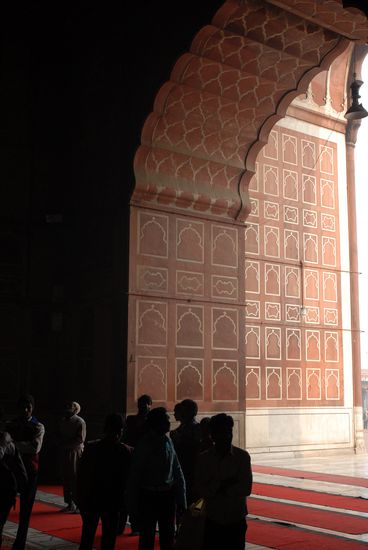 Ein schoenes Detail der Jami Masjid