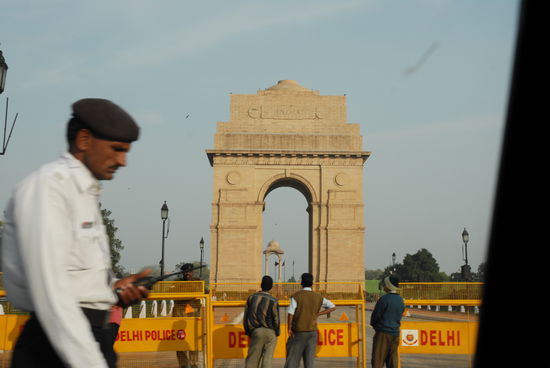 Das Indian-Gate aus der Ferne