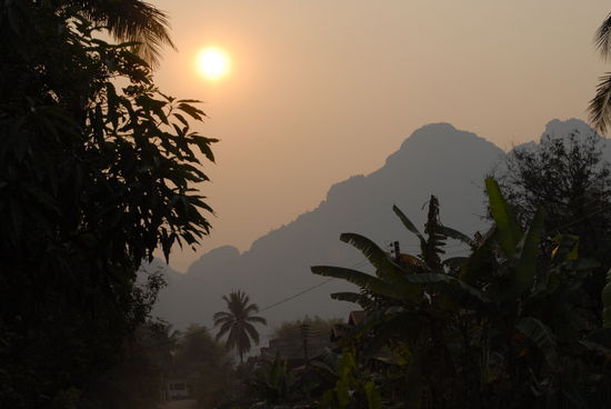 Abendstimmung auf dem Heimweg vom Markt