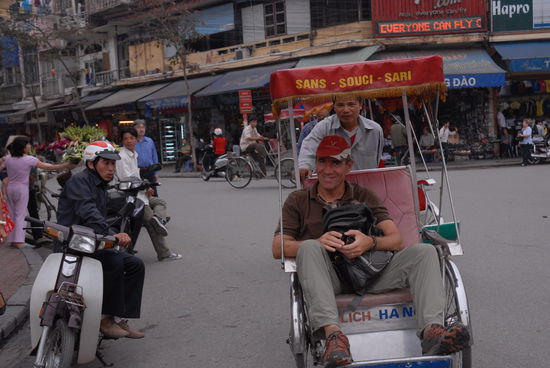 Mein Transportmittel in Hanoi