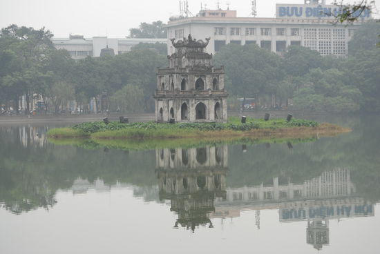 Der Hoan-Kiem-See, eine Ruheoase mitten in Hanoi