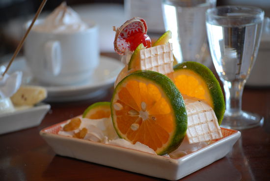 Meine Fahrradrikscha zum Essen ... hat gut geschmeckt