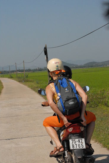 Unsere Ueberlandflitzer...hier mit Barbara