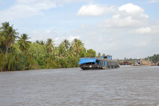 Viel Verkehr auf dem Wasser
