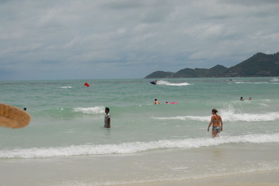 und nochmals mit Halbgas uebers Wasser