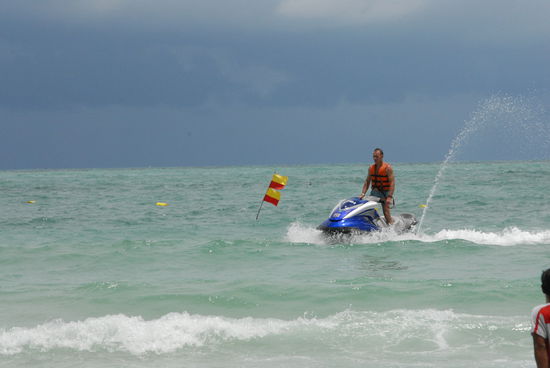 Nach einer halben Stunde war der Spass wieder um