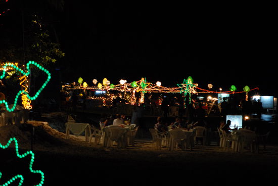 Strandimpressionen by Night und 26 Grad abends um Zehn