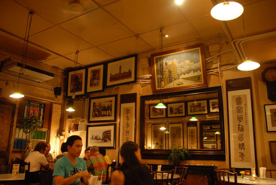 Im Old China Cafe in Chinatown gibt es eine gute Laksa, die Spezialitaet des Restaurants.