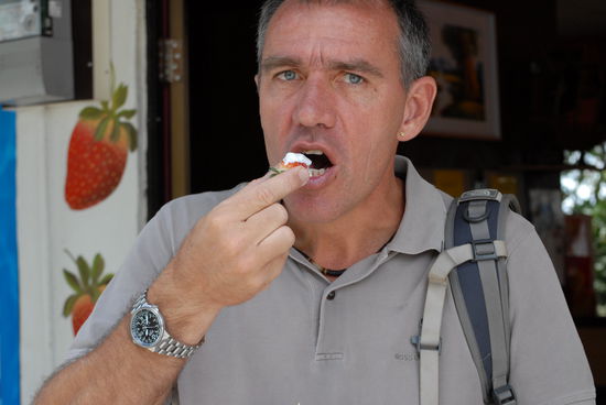 Erdbeeren mit Sahne ... mmmmhhhh