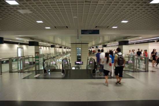 Eine der ganz kleinen Stationen im Innenstadtbereich