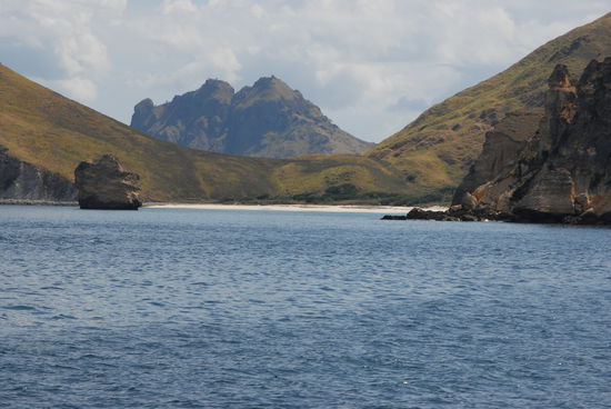 Und unsere Bucht, in der wir uns zum Feierabend niedergelassen hatten