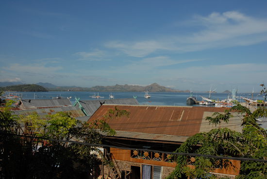 ...von der Terasse des Espresso-Cafes aus...