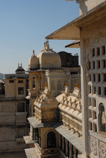 Fassadenbereich des Palastes