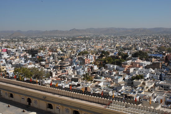 Blick ueber Udaipur