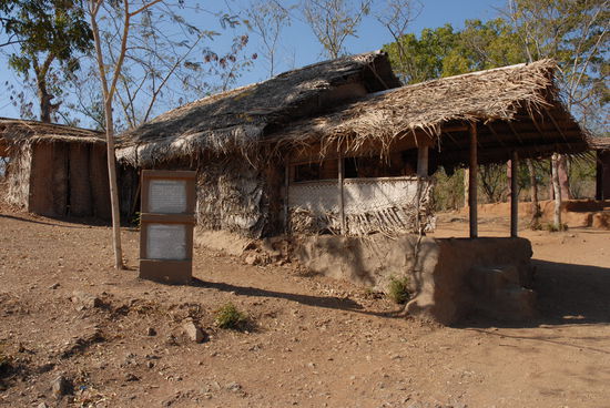 Ein ganz einfaches Fischerhaus, wie man es auch im Bereich Goa am Strand findet