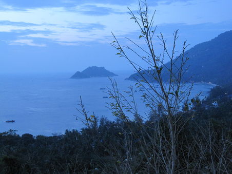Abendstimmung über der Bucht von Mae Haad / Sairee Beach